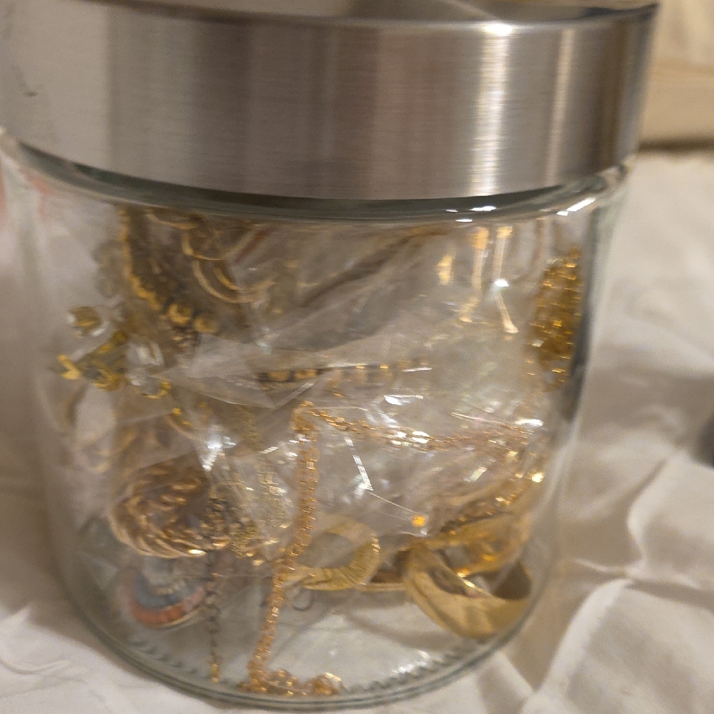Jewelry In A Jar, Yellow Gold Fashion Jewelry. View 3